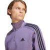 Bluza męska adidas Essentials Fleece 3-Stripes 1/4-Zip fioletowa IJ8912
