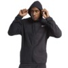 Bluza męska Reebok Workout Ready Fleece Full Zip Hoodie czarna FS8450