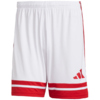 Spodenki męskie adidas Squadra 25 białe JH3404