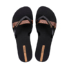 Klapki damskie Ipanema Kirei Chic czarno-beżowe 83673-BN982