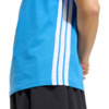 Koszulka damska adidas Essentials 3-Stripes Cotton jasnoniebieska KC5197