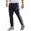 Spodnie męskie adidas Essentials Tapered Elastic Cuff 3 Stripes Pant granatowe GK8830