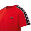 Koszulka dla dzieci Kappa Ilyas czerwona 309001J 18-1664