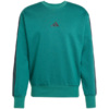 Bluza męska adidas Essentials 3-Stripes Fleece zielona JE6306 