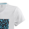 Koszulka dla dzieci adidas G a.r. Gfx Tee biało-niebieska GE0500