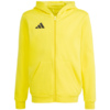 Bluza dla dzieci adidas Entrada 26 Full Zip Hoodie żółta KH1777