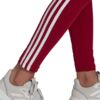 Legginsy damskie adidas Loungewear Essentials 3-Stripes czerwone HD1826