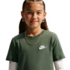 Koszulka dla dzieci Nike Sportswear zielona FZ5177 305
