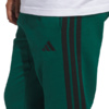 Spodnie męskie adidas Essentials 3-Stripes Fleece zielone JD1860