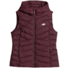 Kamizelka damska 4F F372 burgund 4FWAW26TVJAF372 60S
