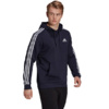 Bluza męska adidas Essentials Fleece 3-Stripes Hoodie granatowa GK9073