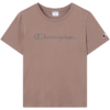 Koszulka damska Champion Short Sleeve ciemny beż 119125 MS513