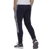 Spodnie męskie adidas Essentials Tapered Cuff 3 Stripes granatowe GK8977