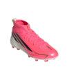 Buty piłkarskie dla dzieci adidas F50 Hyperfast League Mid FG różowe KK1315