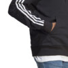 Bluza męska adidas Essentials French Terry 3-Stripes Hoodie czarna IC0435