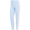 Legginsy damskie adidas Essentials 3-Stripes Cotton błękitne KD2352
