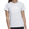 Koszulka damska adidas W BOS CO Tee błękitna FQ3241