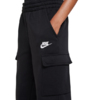 Spodnie dla dzieci Nike Sportswear Club Fleece czarne FD3012 010