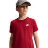 Koszulka dla dzieci Nike Sportswear czerwona FZ5177 608
