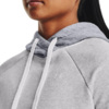 Bluza damska Under Armour Rival Fleece CB Hoodie szara 1373031 014