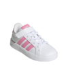 Buty dla dzieci adidas Grand Court 3.0 biało-różowe JP9371