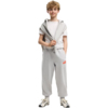 Spodnie dla dzieci Puma ESS Logo Lab Relaxed szare 694675 63