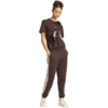 Koszulka damska adidas Essentials Small Logo brązowa KX0795