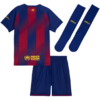Komplet dla małych dzieci Nike FC Barcelona 2025/26 Stadium Home granatowo-bordowy HJ5619 456