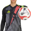 Rękawice bramkarskie dla dzieci adidas Copa Club czarno-limonkowe JN5341