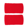 Frotki na rękę Nike Swoosh Wristbands 2 szt. czerwone N1012406610OS