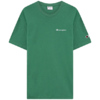 Koszulka męska Champion SS Tee zielona 221798 GS108