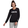 Bluza damska adidas Essentials Linear Sweatshirt czarna GL0718