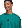 Bluza męska adidas Essentials 3-Stripes Fleece zielona JE6306 