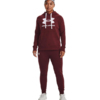 Spodnie damskie Under Armour Rival Fleece bordowe 1356416 690