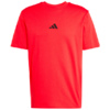 Koszulka męska adidas Essentials Small Logo Single Jersey czerwony JF1095