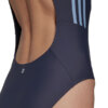 Kostium kąpielowy damski adidas Mid 3-Stripes Swimsuit granatowy HS5317