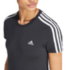 Koszulka damska adidas Essentials Slim T-Shirt czarna GL0784