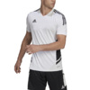 Koszulka męska adidas Condivo 22 Jersey V-neck biało-czarna HA6290