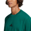 Koszulka męska adidas Essentials Small Logo Single Jersey zielona JF1096