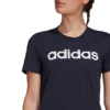 Koszulka damska adidas Essentials Slim Logo granatowa H07833