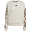 Bluza damska adidas Animal Print 3-Stripes French Terry Sweatshirt kremowa JM1836