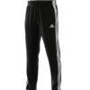 Spodnie męskie adidas Essentials Tapered Elasticcuff 3 Stripes Pant czarne GK8829