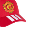 Czapka dla dzieci adidas Manchester United czerwono-biała KT0655
