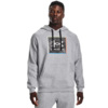 Bluza męska Under Armour UA Rival Flc Graphic Hoodie szara 1370349  011