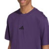 Koszulka męska adidas Essentials Small Logo Single Jersey fioletowa JW6232