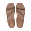 Sandały damskie Crocs Miami Ankle Strap brązowe 212256 2JJ