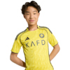 Koszulka dla dzieci adidas Al Nassr FC 2025/2026 Home Jersey żółta JN7981