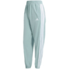 Spodnie damskie adidas Workout Essentials 3-Stripes Woven miętowe KC5494