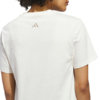 Koszulka damska adidas Cursive Wordmark Graphic biała KQ6404