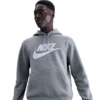 Bluza męska Nike Club BB PO Hoodie szara FN3868 063